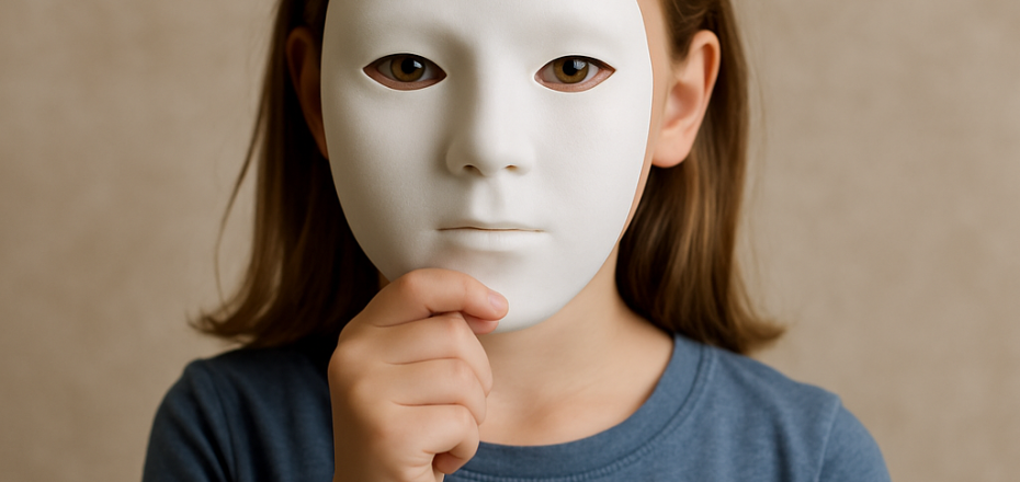 Child with Mask